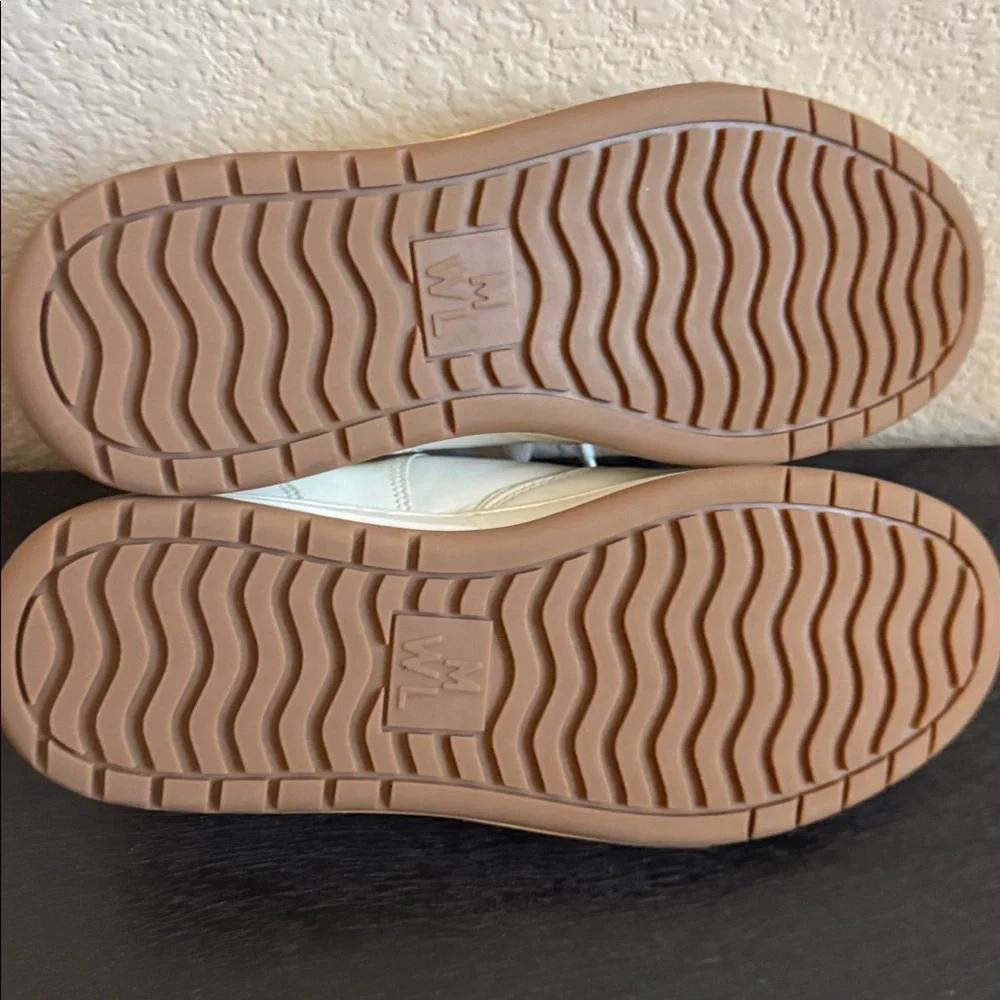 Madewell Court Sneakers in Pink and White Leather Women’s Size 9 - Picture 8 of 10